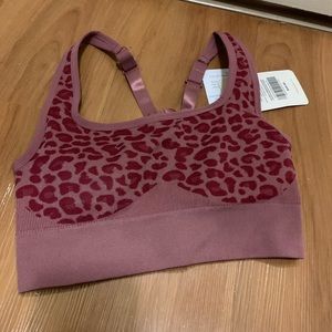 Leopard sports bra NWT